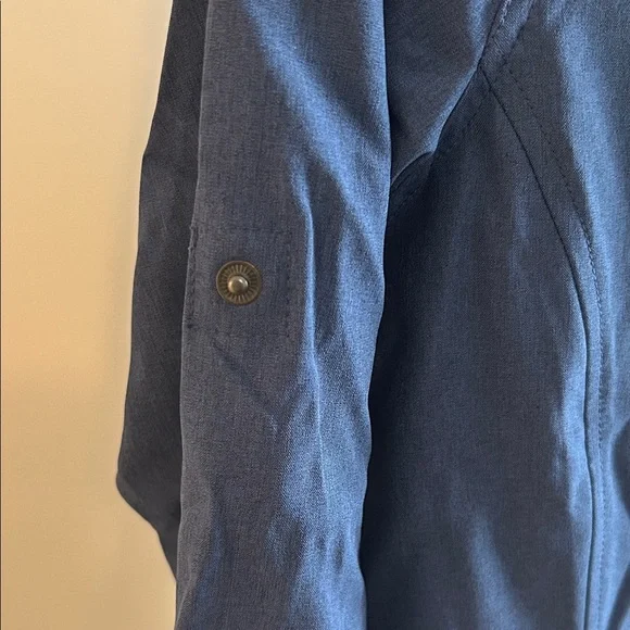 Navy Blue Women's Blouse - Picture 2 of 5